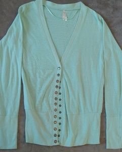 Turquoise cardigan